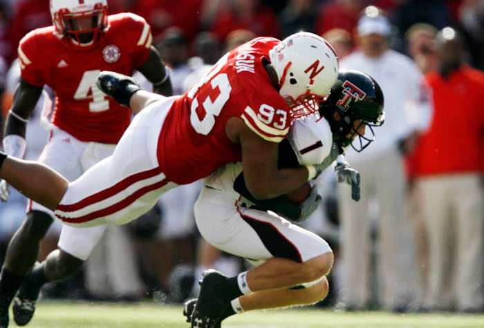 Ndamukong Suh 2009 Nebraska vs. Texas Tech football USATSI_4044033